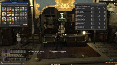 ff14 vendors that sell accessories.